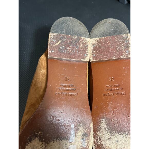 Jenni‎ Kayne Womens Suede Tassle Mule Slip On Shoes Suede Leather Size 36 US 6 - Picture 7 of 8